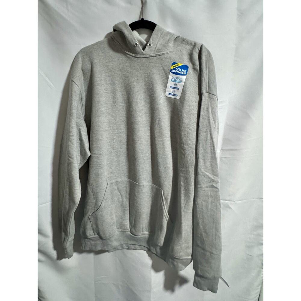 Mens Hanes Hoodie Soft USA Grown Cotton/Poly Blend Hooded Sweatshirt XL NEW!